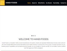 Tablet Screenshot of handifoods.com